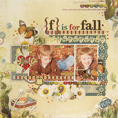 {F is for fall} *Webster's Pages*