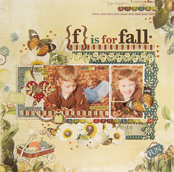 {F is for fall} *Webster&#039;s Pages*