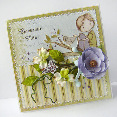 {Celebrate Life} card * Prima *