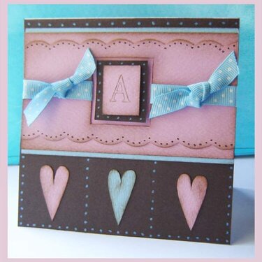 A is for Amelia {card}