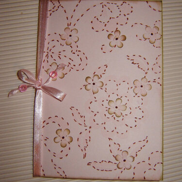 delicate flowers card
