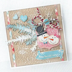 {Snow Day} card 6 *Pink Paislee*