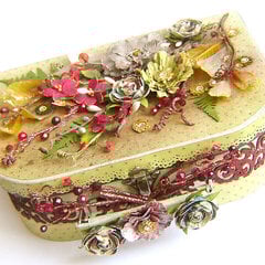 Christmas suitcase - home decor *Prima*