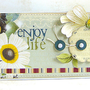 {Enjoy Life} - card *NEW Webster&#039;s Pages*