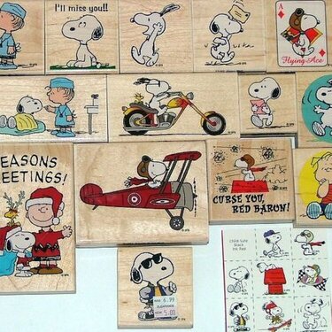 Ann&#039;s snoopy stamps