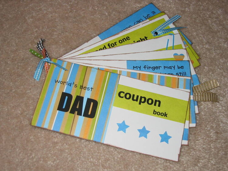 Father&#039;s Day Coupon Book
