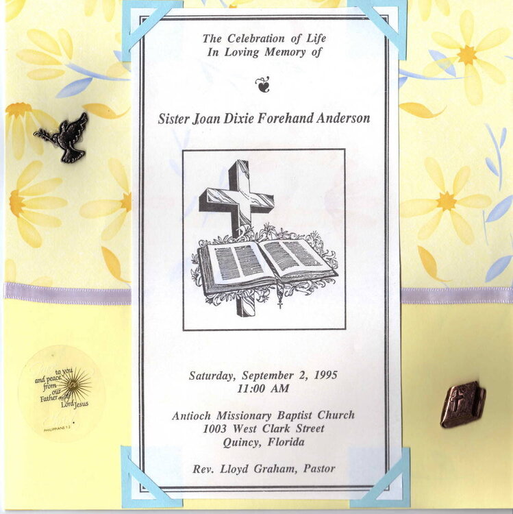 Funeral Program 1