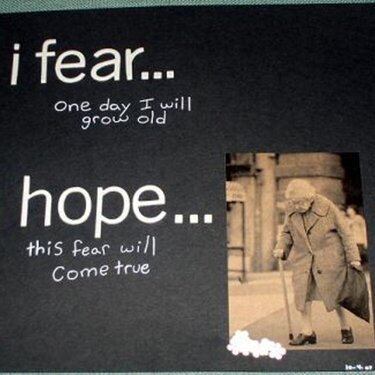 I Fear...