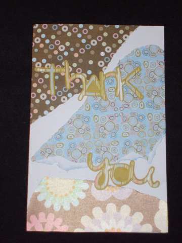 Card for my Aunt, Outside