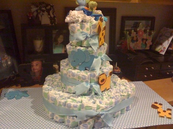 Christy&#039;s Diaper Cake