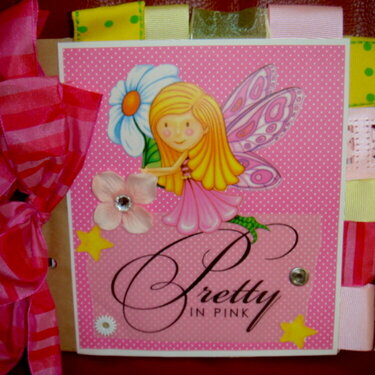 Pretty in Pink Paper Bag Album for Girly Girl Swap