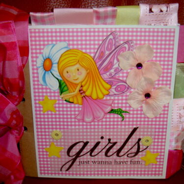 Girls just wanna have fun Paper Bag Album for Girly Girl Swap