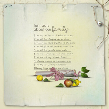 ten facts about our family