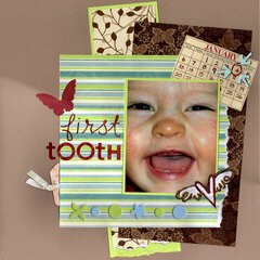 First tooth