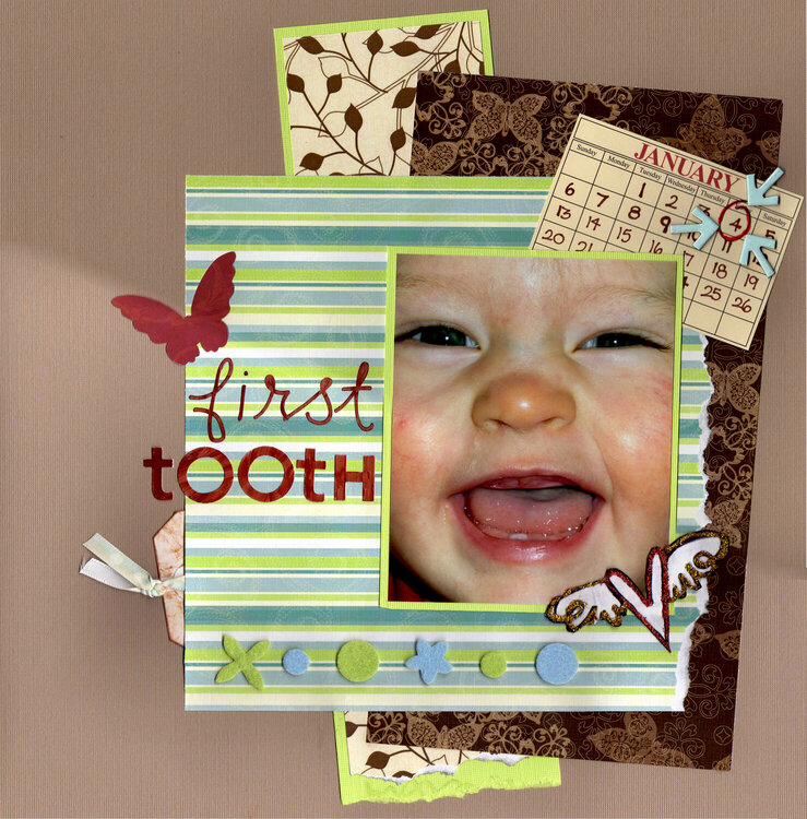 First tooth