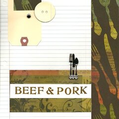Cookbook Beef and Pork