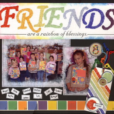 FRIENDS are a rainbow of blessings