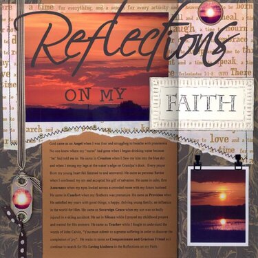 Reflections on my FAITH
