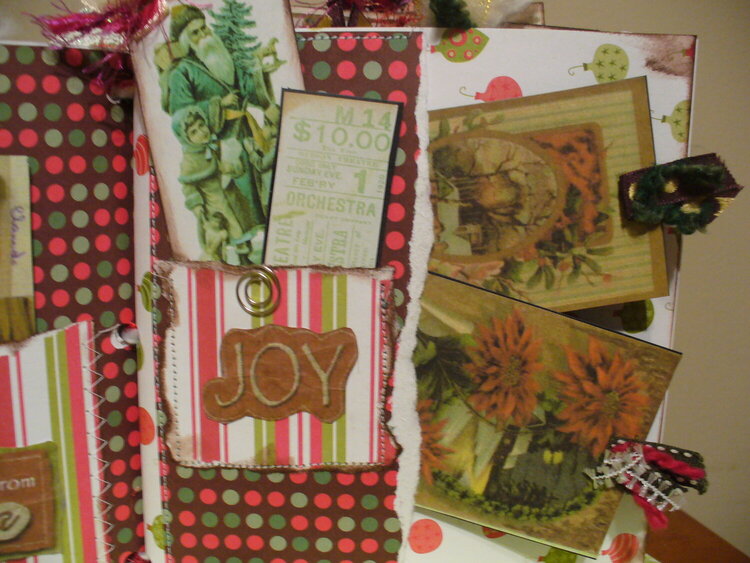 Inside Christmas Stockings paperbag album