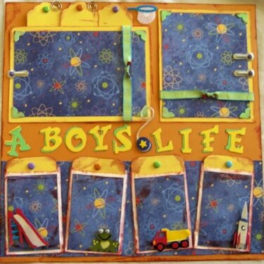 A Boy&#039;s Life 12 x 12 single page LO