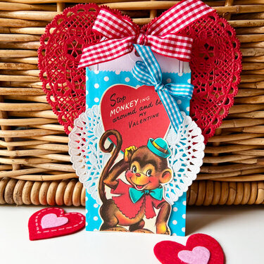 Valentine Vintage Tag Card