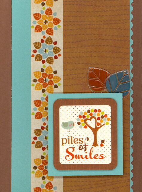 Imaginisce Apple Cider Collection Smiles Card