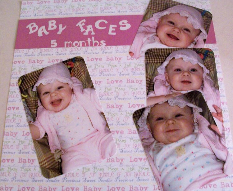 Baby Faces-Ellie at 5 months old