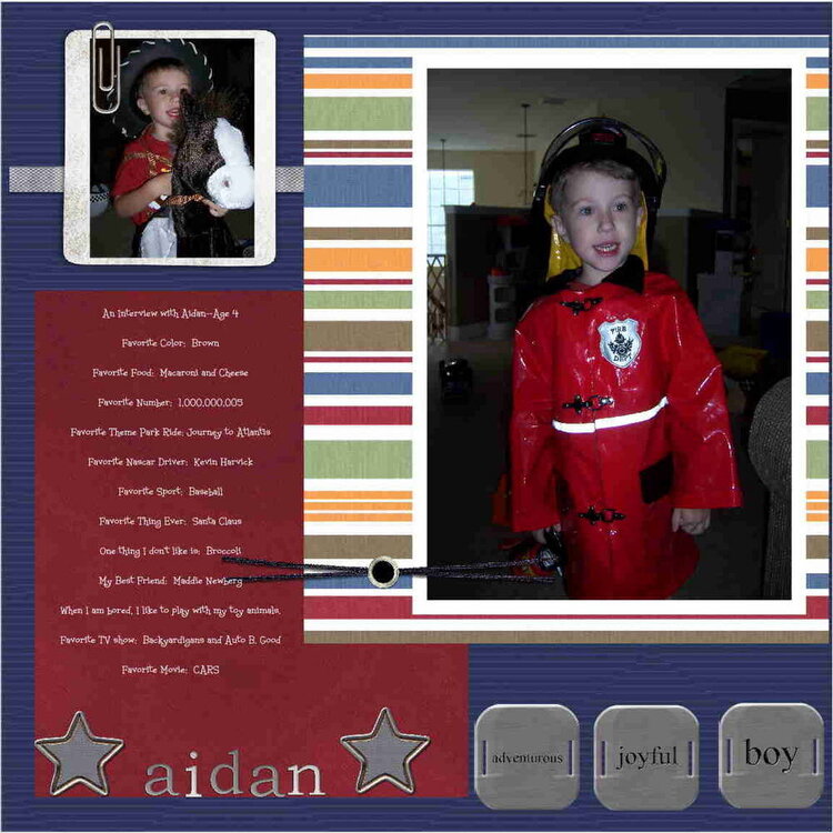 Aidan Age 4