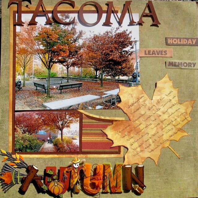 Tacoma WA in Autumn