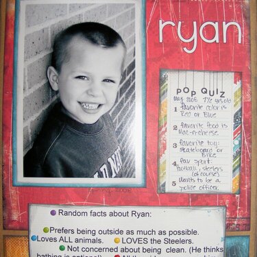 Ryan - Pop quiz