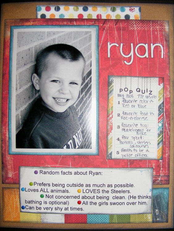 Ryan - Pop quiz