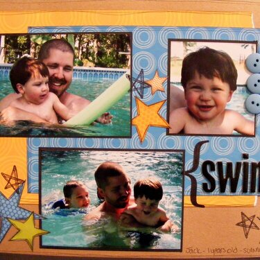 Swim (with daddy.. my nephew)
