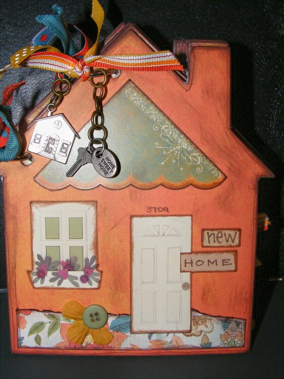House Warming Chipboard Book (front cover)