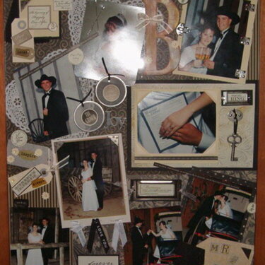Framed Wedding Collage 16X20