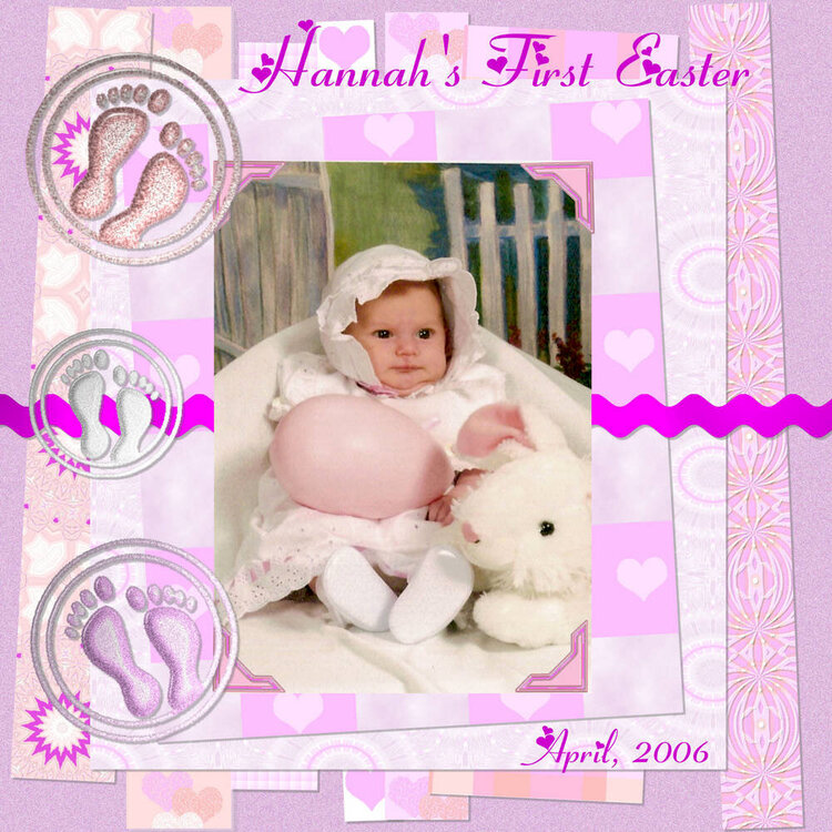 Hannah&#039;s First Easter