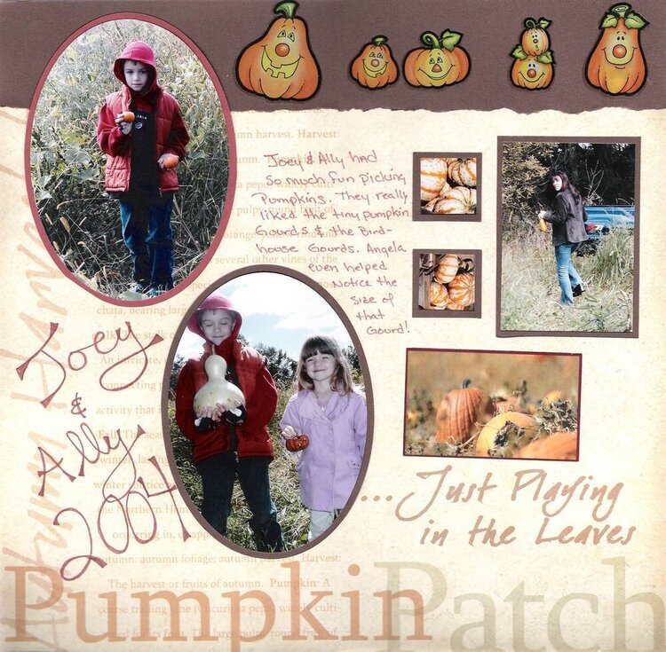 Pumpkin picking Left