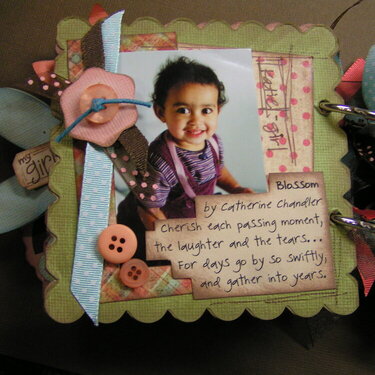 Walk In My Garden mini book Page 5