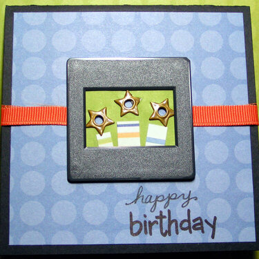 Birthday Boy 4x4 card