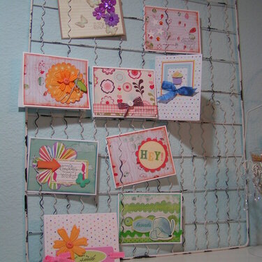 Set of cards I made from scraps