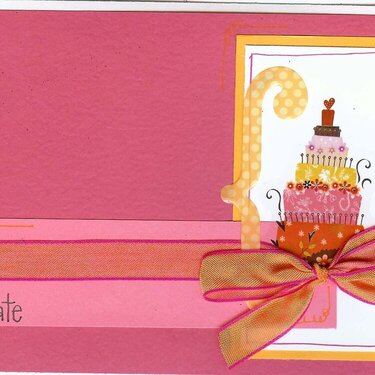 Celebrate Card for Best Creation CHA