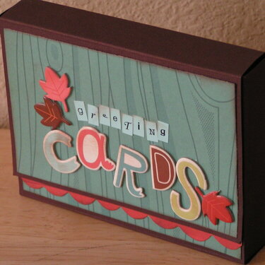 * Color Me Miki * NOV Guest Designer -- Card Box