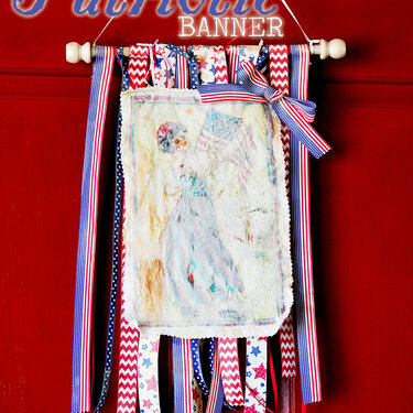 Tattered Patriotic Banner