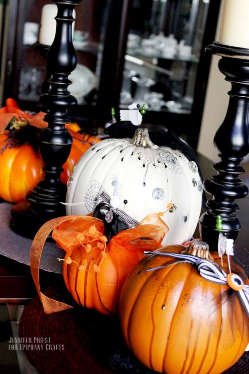 Altered Halloween Centerpiece *Epiphany Crafts DT*