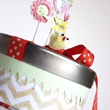 Sweet Easter Treat Tin by Jennifer Priest for *Epiphany Crafts DT*