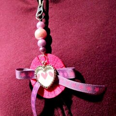 Valentine Zipper Pull *Epiphany Crafts DT *