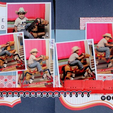 &quot;He Said Weehaw&quot; Layout from &quot;Happy Vintage&quot; Projects Class