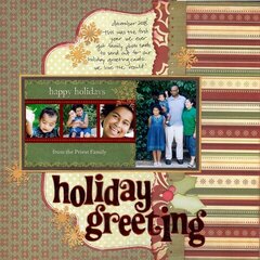 Holiday Greeting - Our 2008 Christmas Photo Card