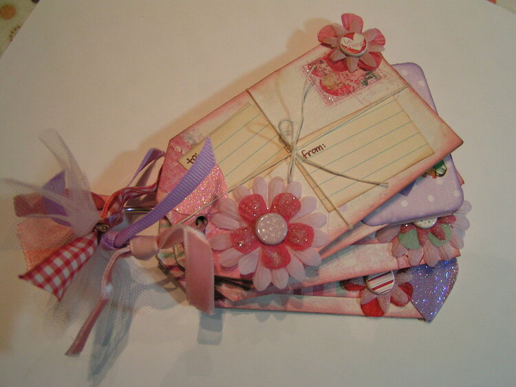 Valentine Tag Book