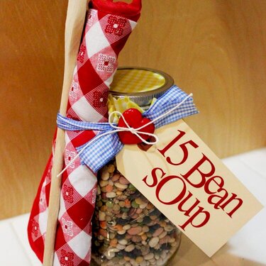 15 Bean Soup in a Jar Gift