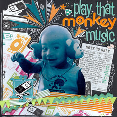 Play That Monkey Music - Pink Pineapple DT